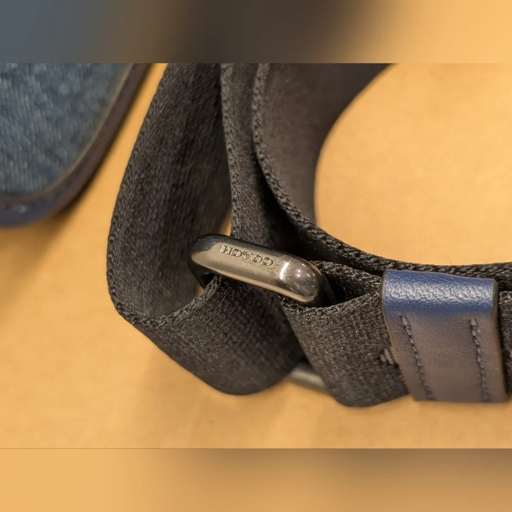 Coach Wyatt Crossbody Bag - NWT - Denim/Blue 7.75x4.5 Inches - Picture 9 of 14